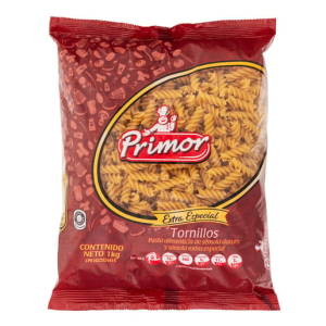PASTA CORTA EXTRA ESPECIAL TORNILLOS 1KG